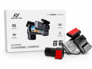 AUTO YU S16 – 6K Vision 3 Channel Hidden Dashcam