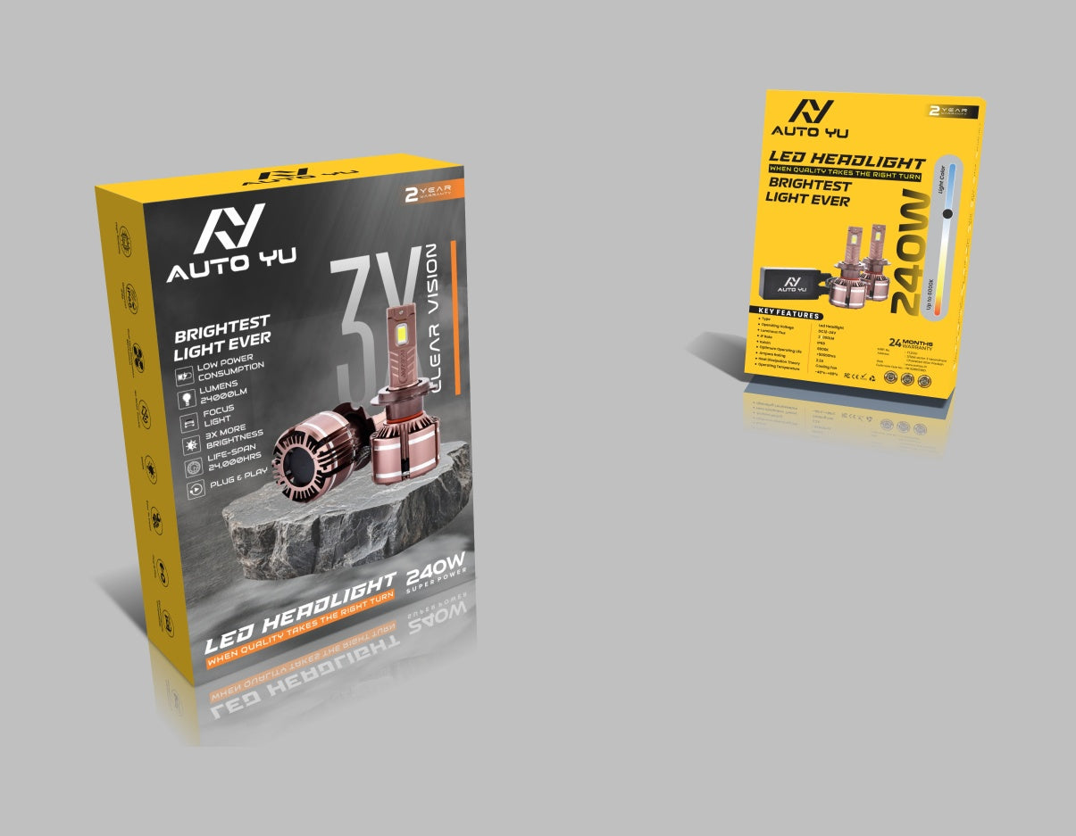 Auto Yu 240Watt 24000 Lumens Light Bulb (Two Years On-Site complete Warranty)