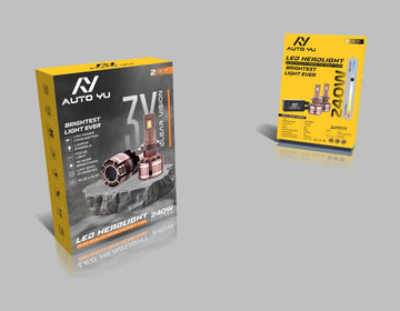 Auto Yu 240Watt 24000 Lumens Light Bulb (Two Years On-Site complete Warranty)