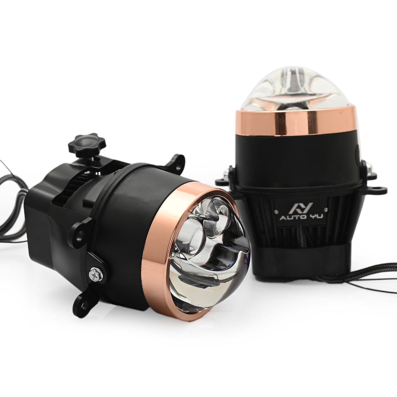 Auto Yu Dual-Eye Fog Lamp | 3-Inch Fog Light Projector | 80W × 2 = 160W (Two Years On-Site Complete Warranty)