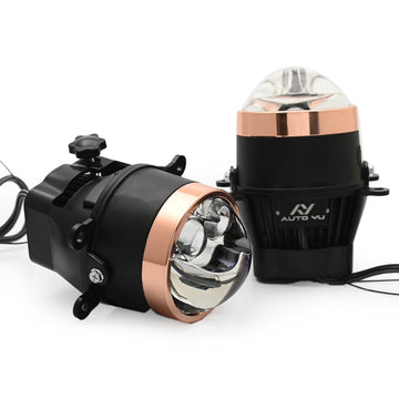Auto Yu Dual-Eye Fog Lamp | 3-Inch Fog Light Projector | 80W × 2 = 160W (Two Years On-Site Complete Warranty)