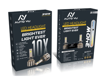 Auto Yu 340W Car LED | 30000 Lumens | Two years on-site complete Warranty