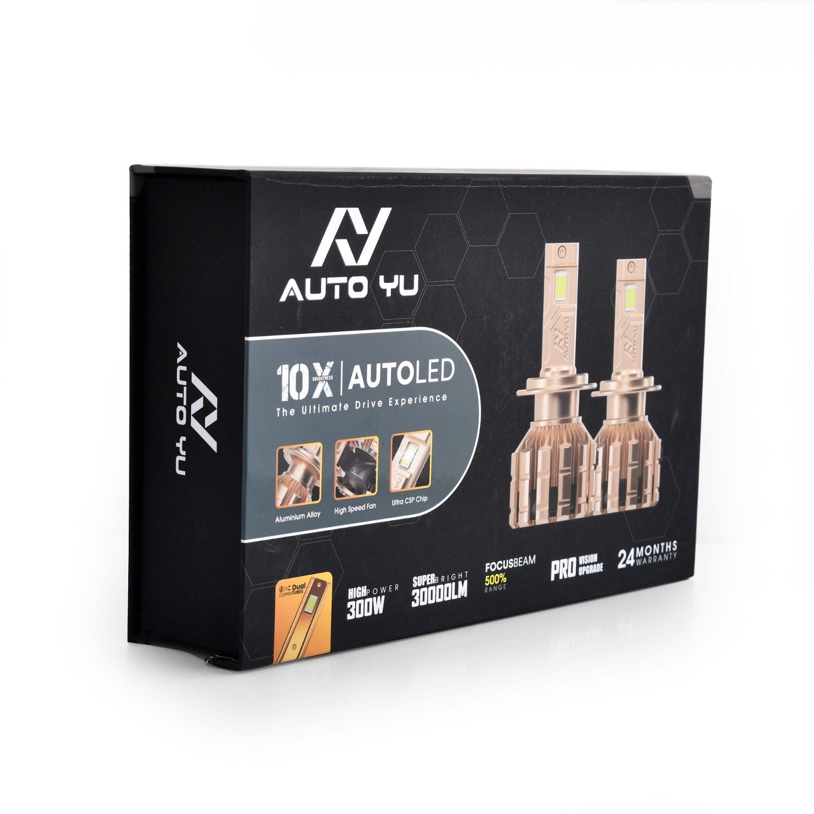 Auto Yu 300W Car LED | 30000 Lumens | Two years on-site complete Warranty