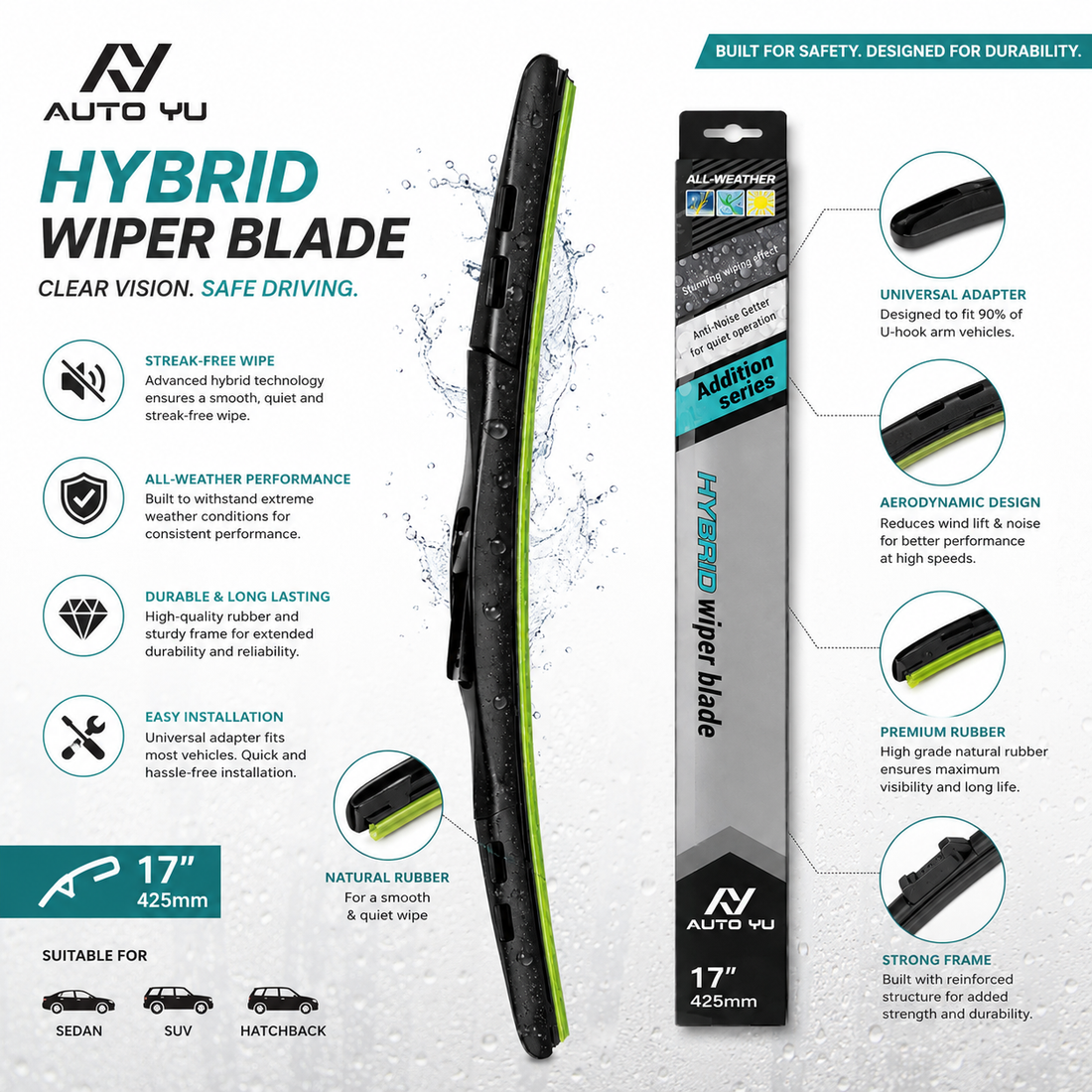 AUTO YU Hybrid Wiper Blade