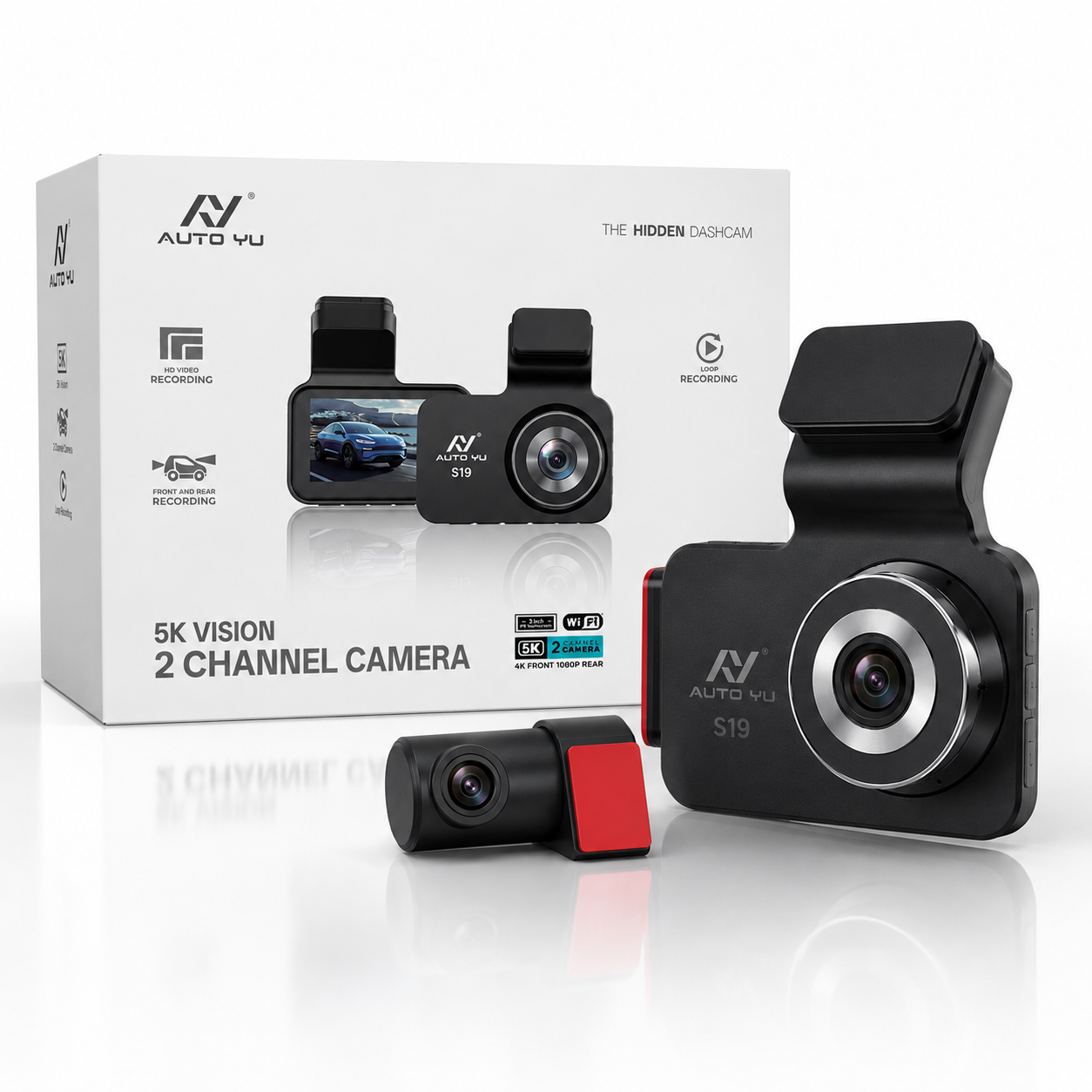 S19 2-Channel Car Dash Cam